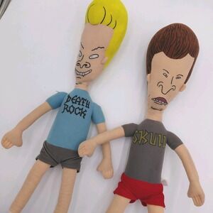 Vtg 90s Beavis & Butthead 22" Spencer Gifts Plush Creations Rare 1996 Read TV